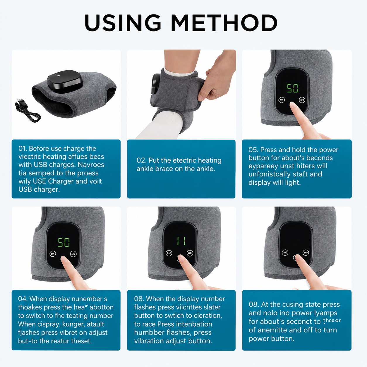 Premium Electric Foot & Ankle Massager