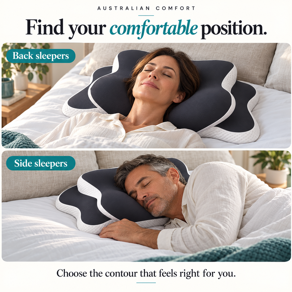 NeckNest™ Cervical Support Pillow