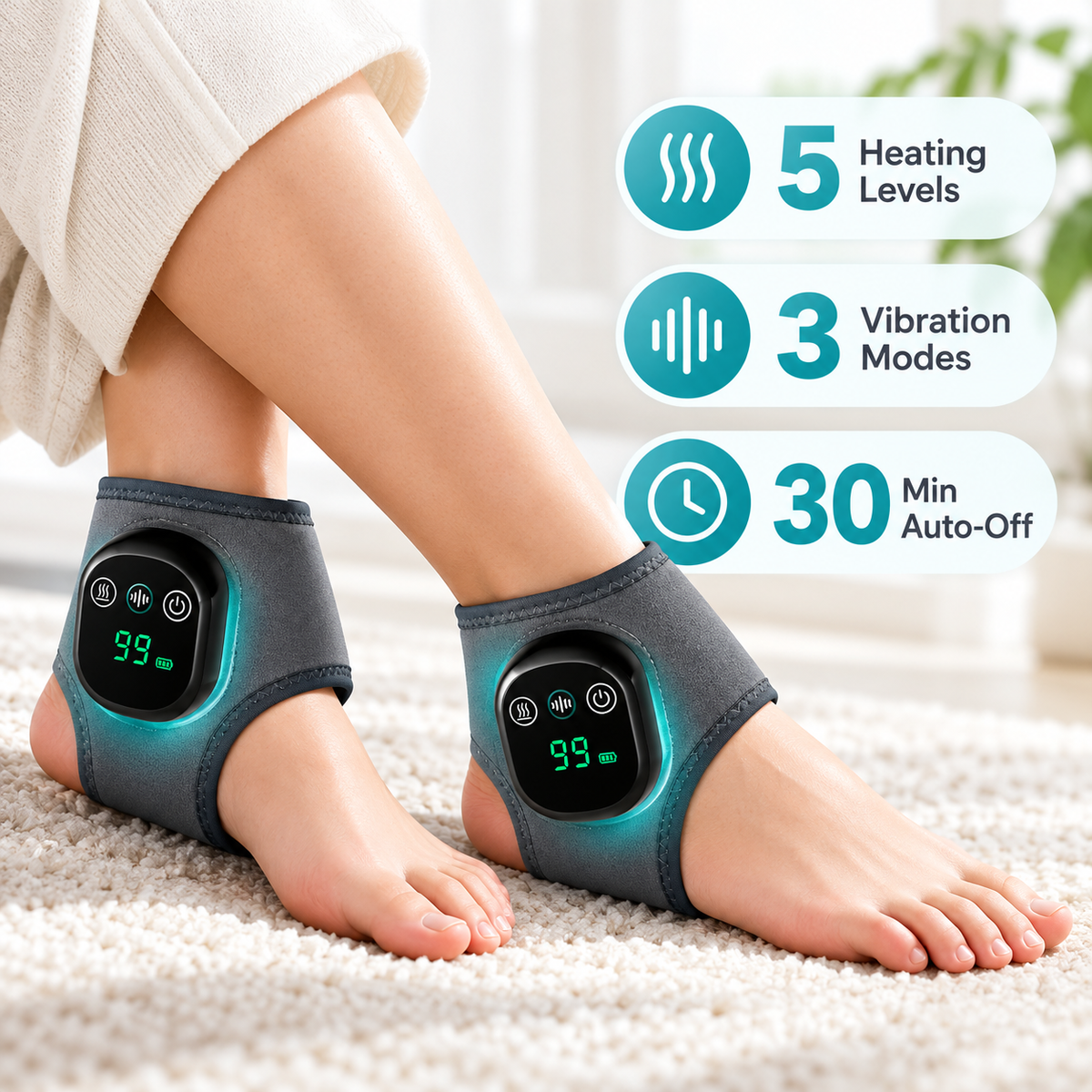 SoleRelief™ Heat & Massage Wrap