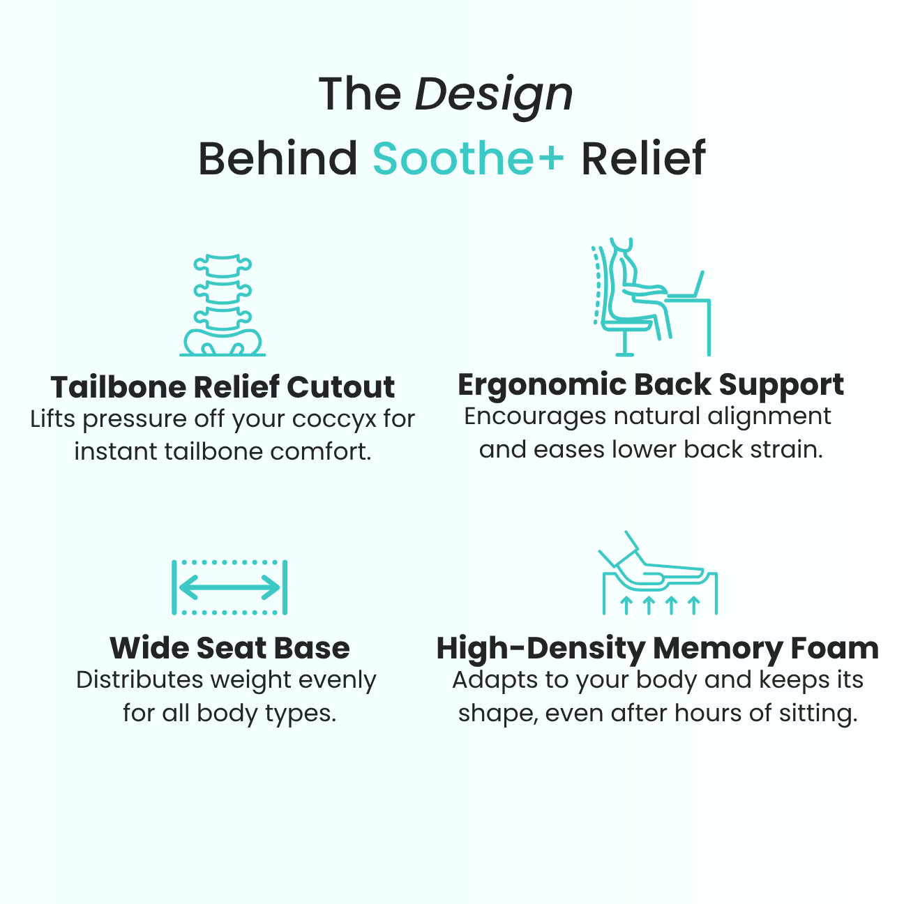 Soothe Comfort Seat Cushion Pad